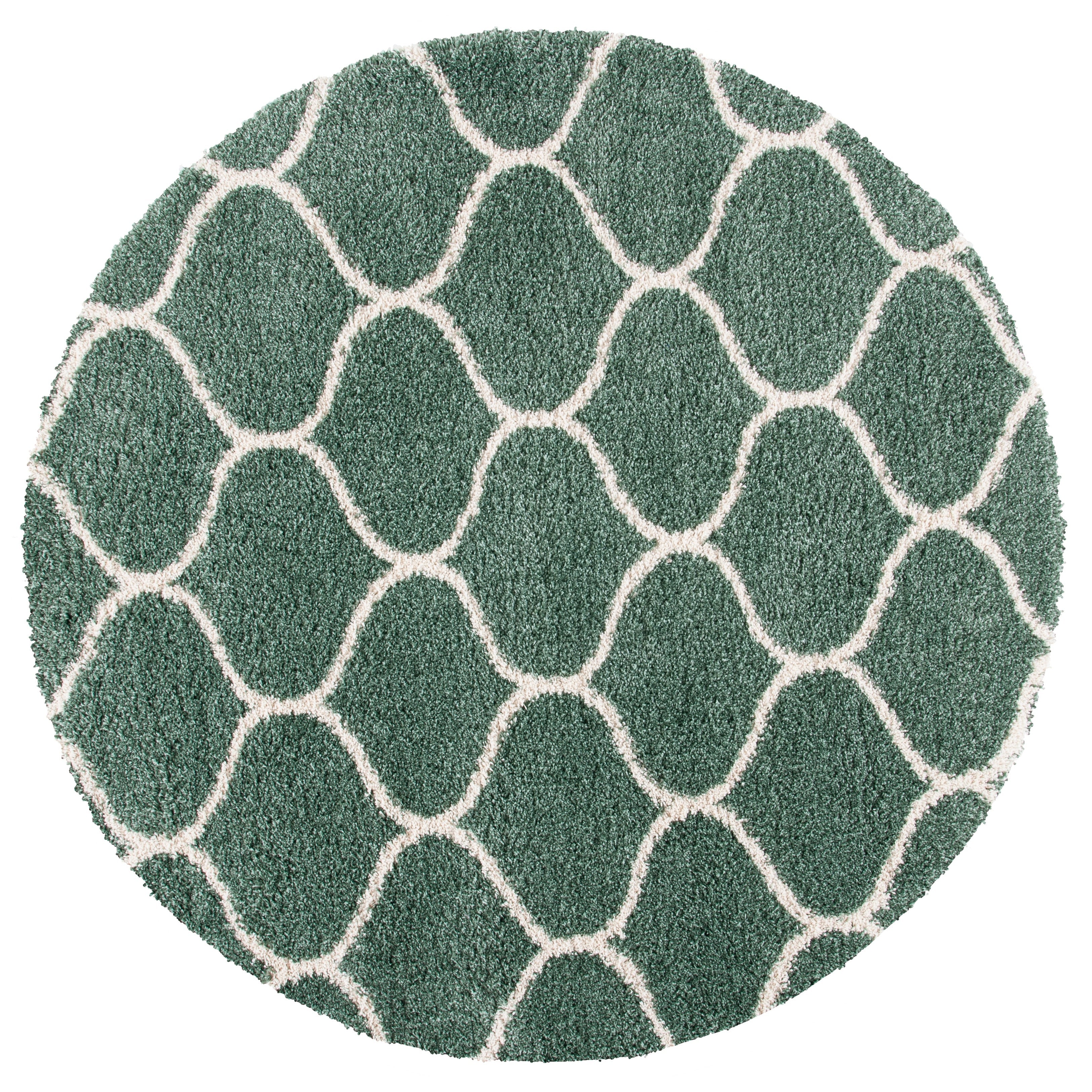 Tapis SAFAVIEH Hudson Shag Pushpa Trellis de 2 pouces d'épaisseur