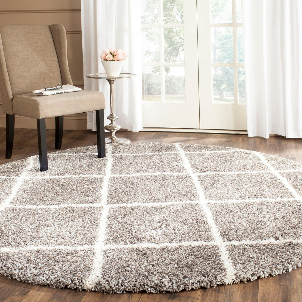 Tapis SAFAVIEH Hudson Shag Raili Diamond Treillis de 2 pouces d'épaisseur