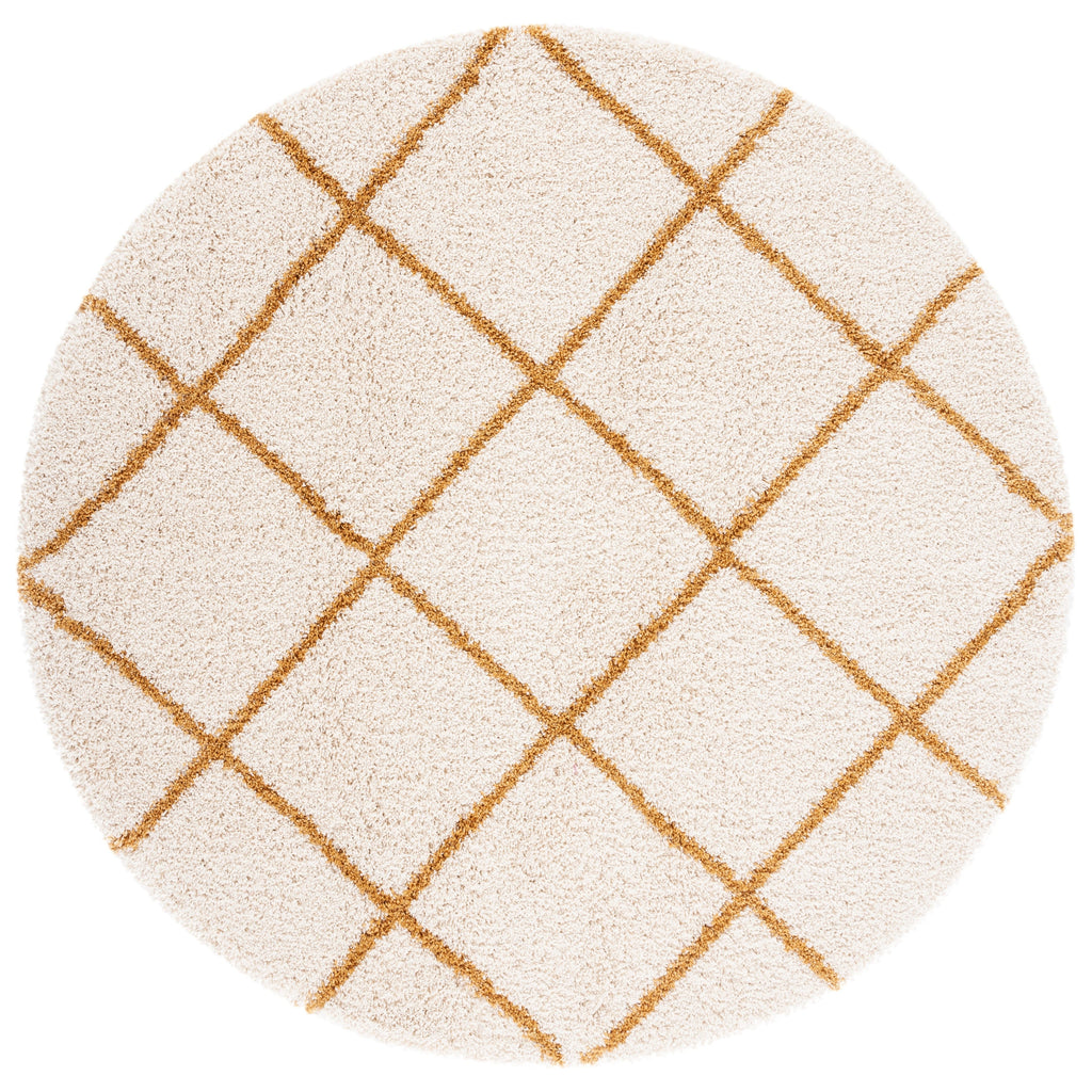 Tapis SAFAVIEH Hudson Shag Raili Diamond Treillis de 2 pouces d'épaisseur