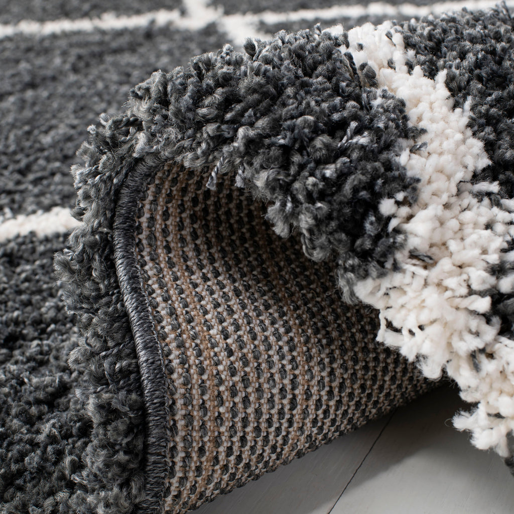 Tapis SAFAVIEH Hudson Shag Raili Diamond Treillis de 2 pouces d'épaisseur