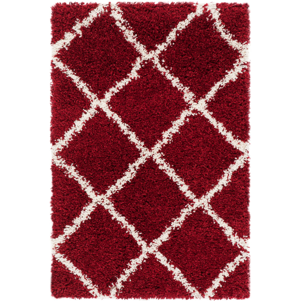 Tapis SAFAVIEH Hudson Shag Raili Diamond Treillis de 2 pouces d'épaisseur