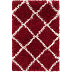 Tapis SAFAVIEH Hudson Shag Raili Diamond Treillis de 2 pouces d'épaisseur
