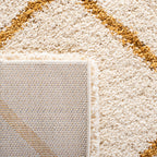 Tapis SAFAVIEH Hudson Shag Raili Diamond Treillis de 2 pouces d'épaisseur