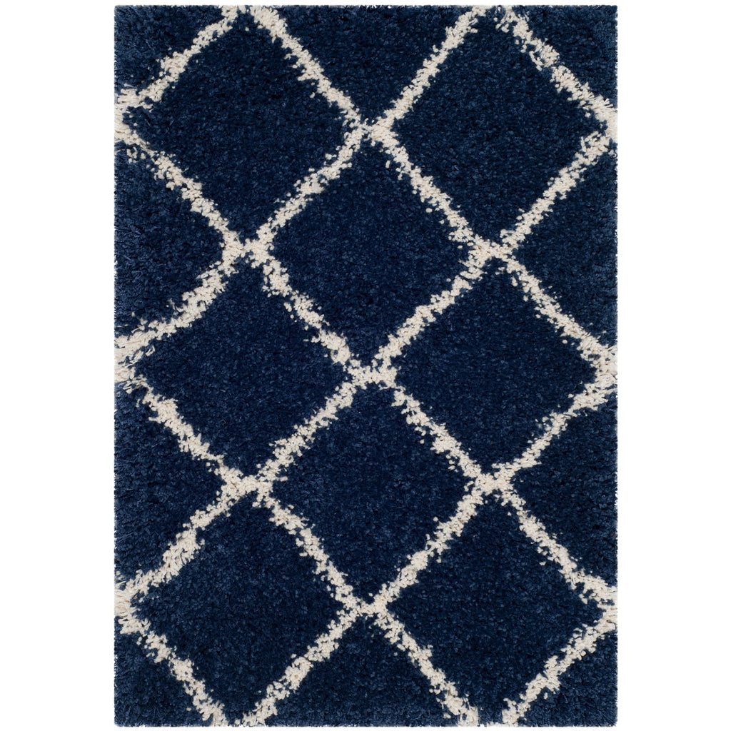Tapis SAFAVIEH Hudson Shag Raili Diamond Treillis de 2 pouces d'épaisseur