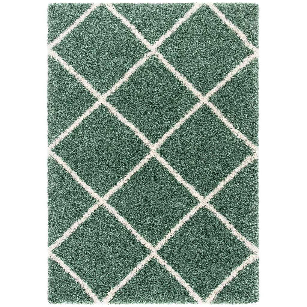 Tapis SAFAVIEH Hudson Shag Raili Diamond Treillis de 2 pouces d'épaisseur