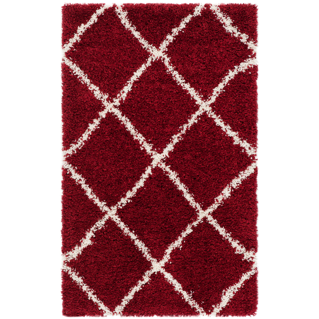 Tapis SAFAVIEH Hudson Shag Raili Diamond Treillis de 2 pouces d'épaisseur