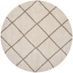 Tapis SAFAVIEH Hudson Shag Raili Diamond Treillis de 2 pouces d'épaisseur