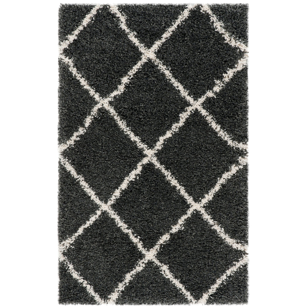 Tapis SAFAVIEH Hudson Shag Raili Diamond Treillis de 2 pouces d'épaisseur