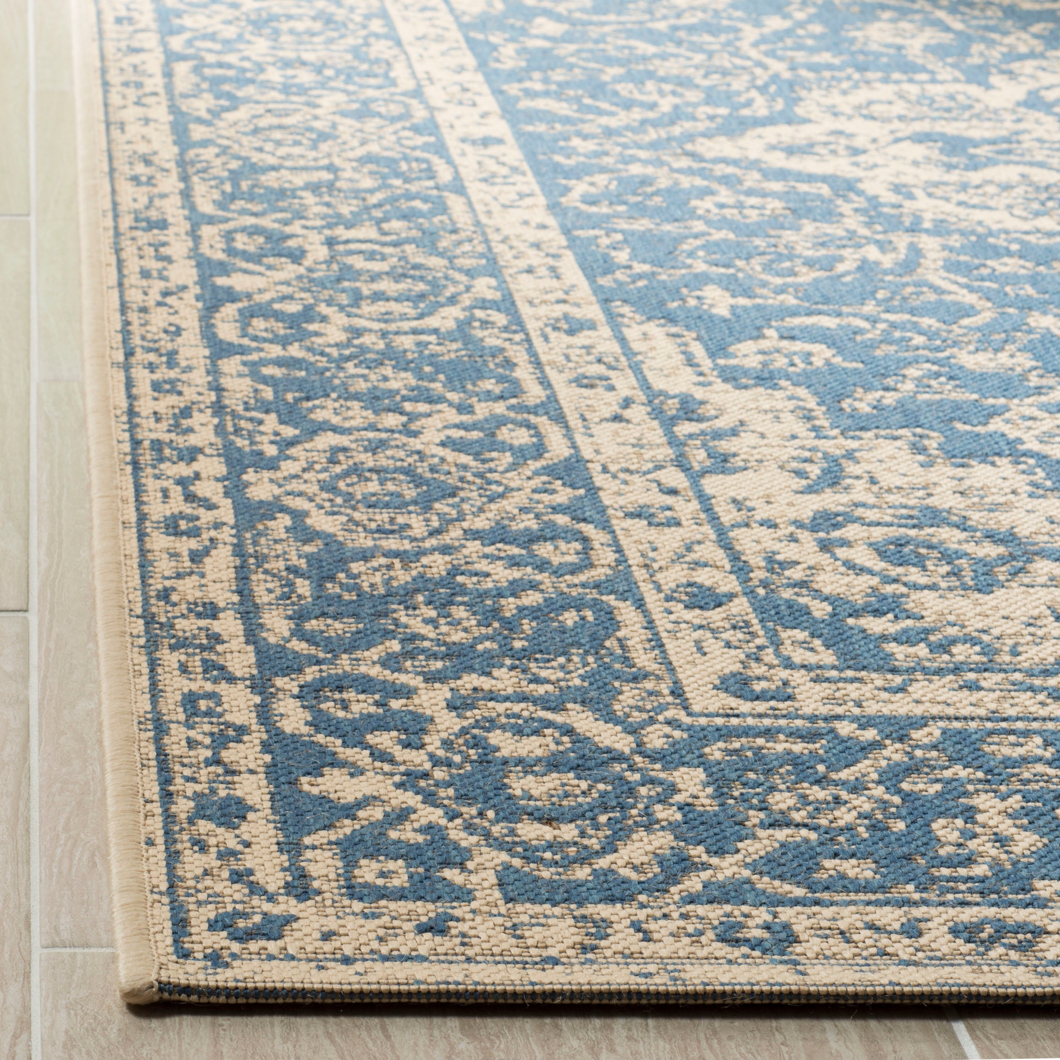 Tapis de jardin imperméable d'intérieur/extérieur SAFAVIEH Linden Louann