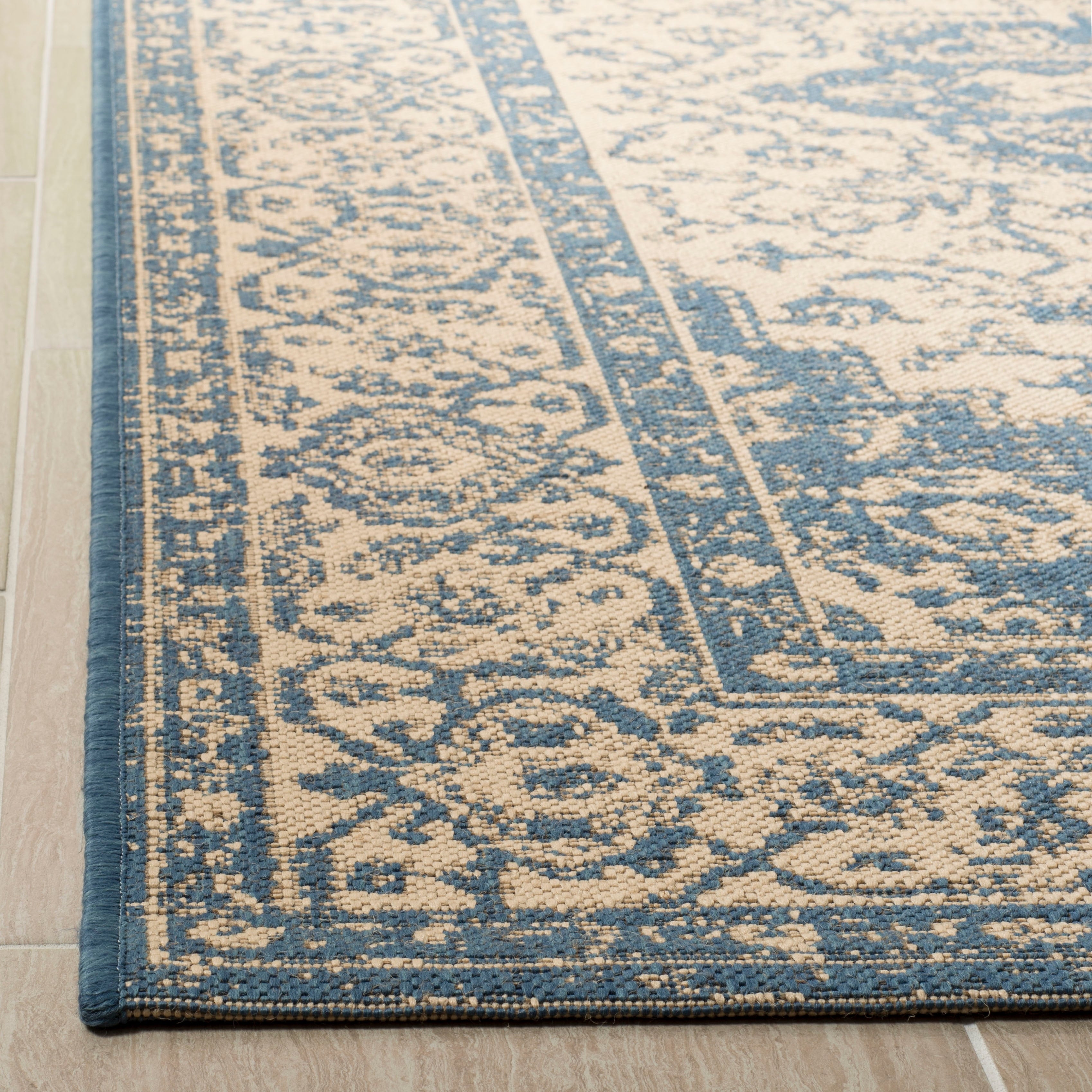 Tapis de jardin imperméable d'intérieur/extérieur SAFAVIEH Linden Louann