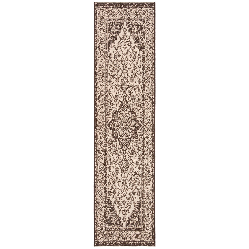 Tapis de jardin imperméable d'intérieur/extérieur SAFAVIEH Linden Louann