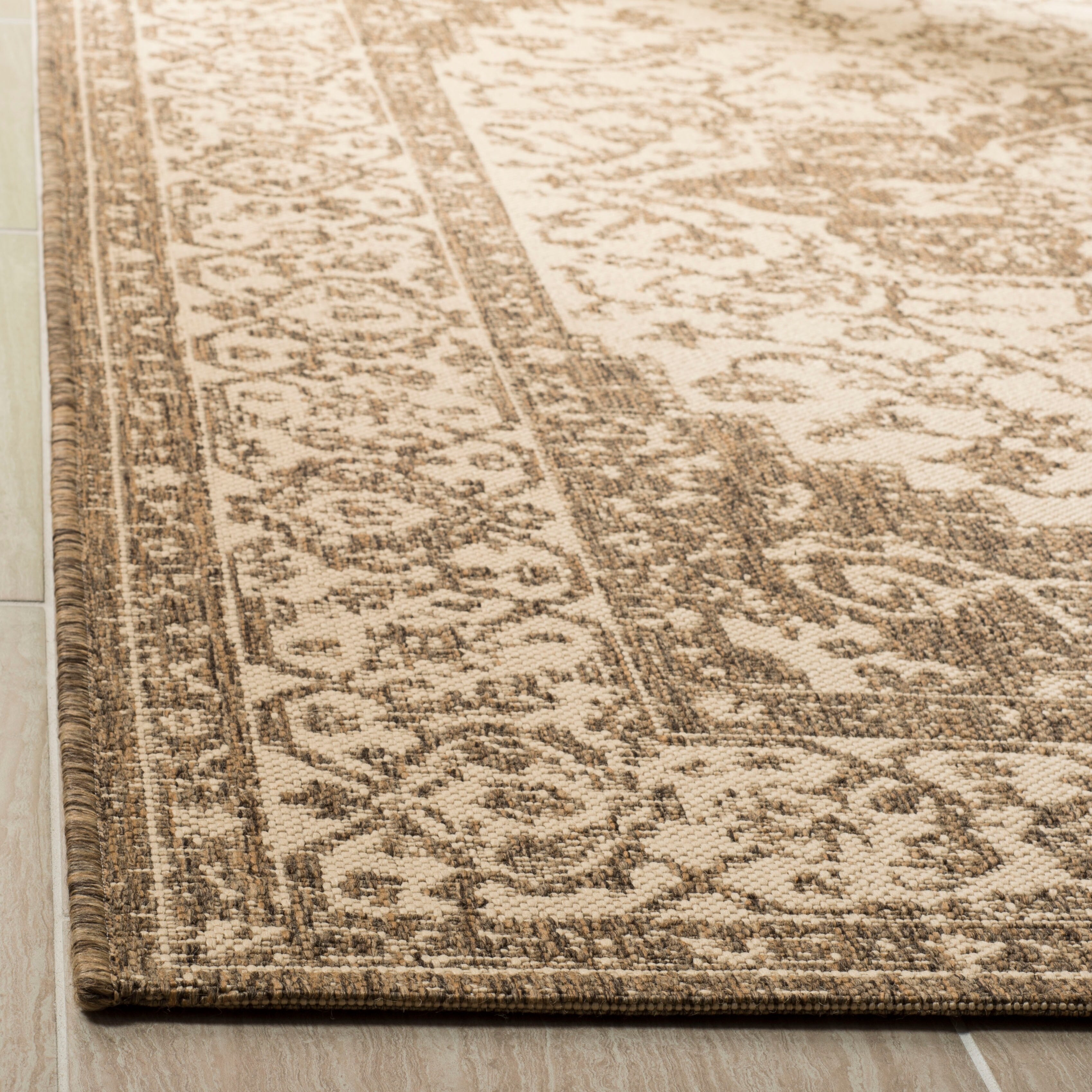 Tapis de jardin imperméable d'intérieur/extérieur SAFAVIEH Linden Louann