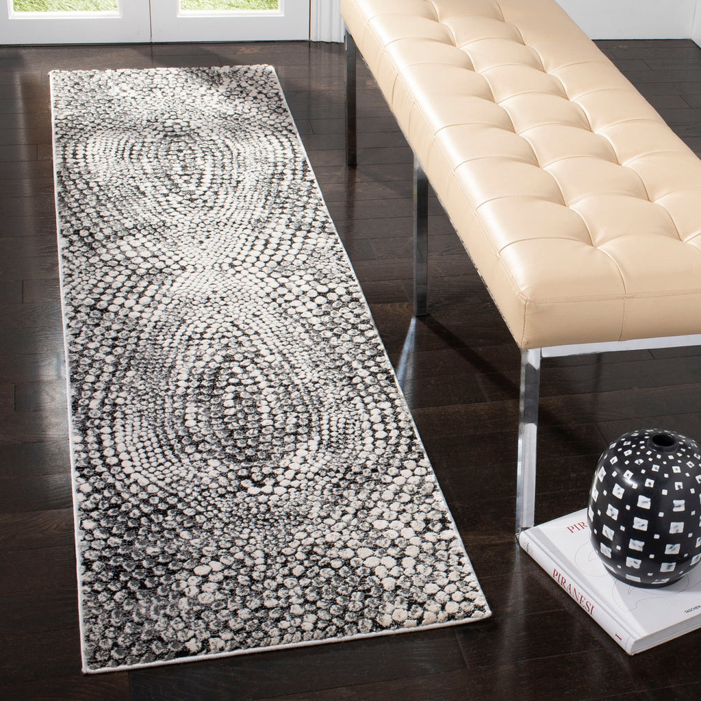 Tapis moderne abstrait en polyester SAFAVIEH Lurex Carleen