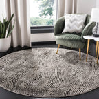 Tapis moderne abstrait en polyester SAFAVIEH Lurex Carleen