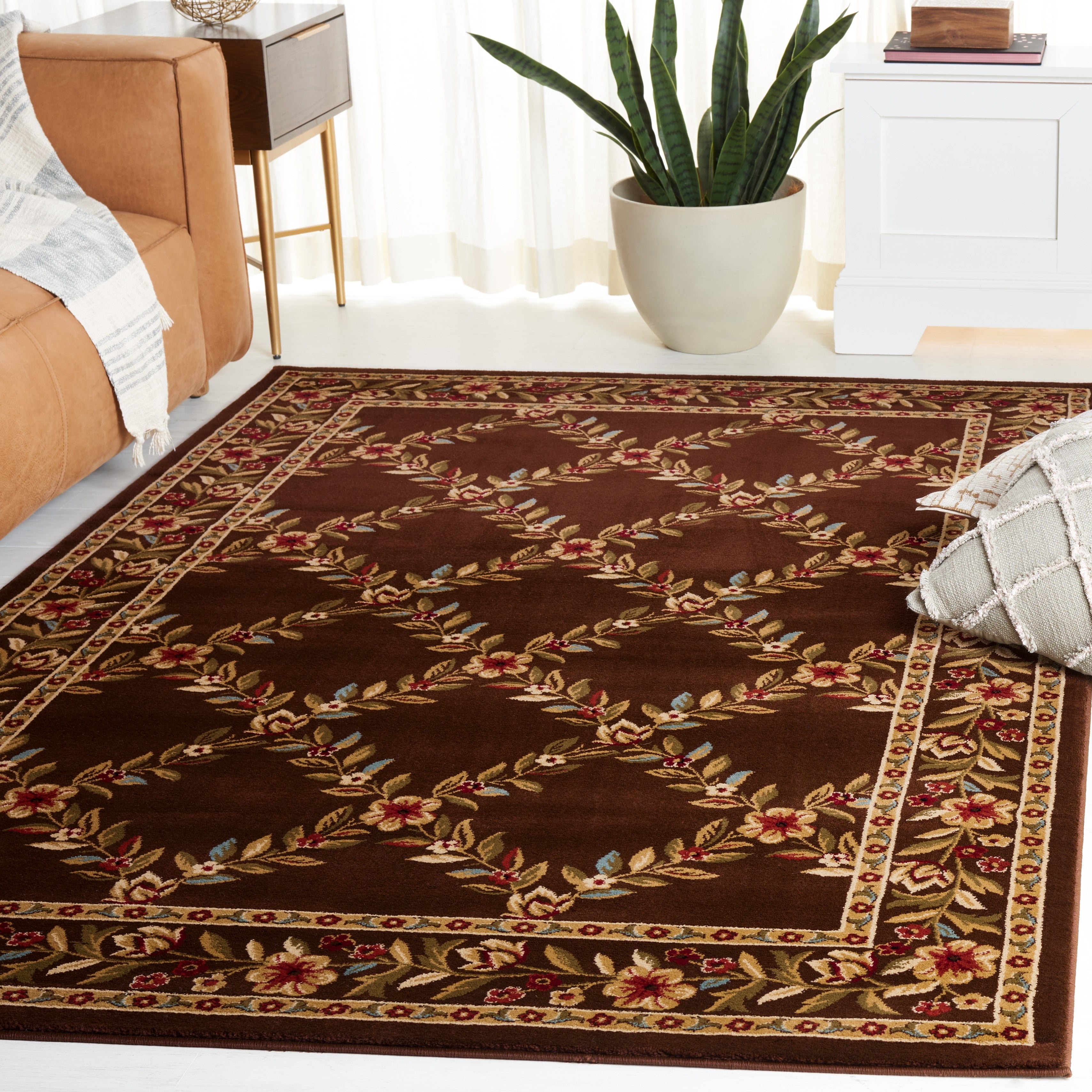 Tapis traditionnel oriental en treillis SAFAVIEH Lyndhurst Arenda