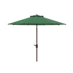 Parasol de patio inclinable et à manivelle en aluminium SAFAVIEH Rieta de 9 pieds, base non incluse