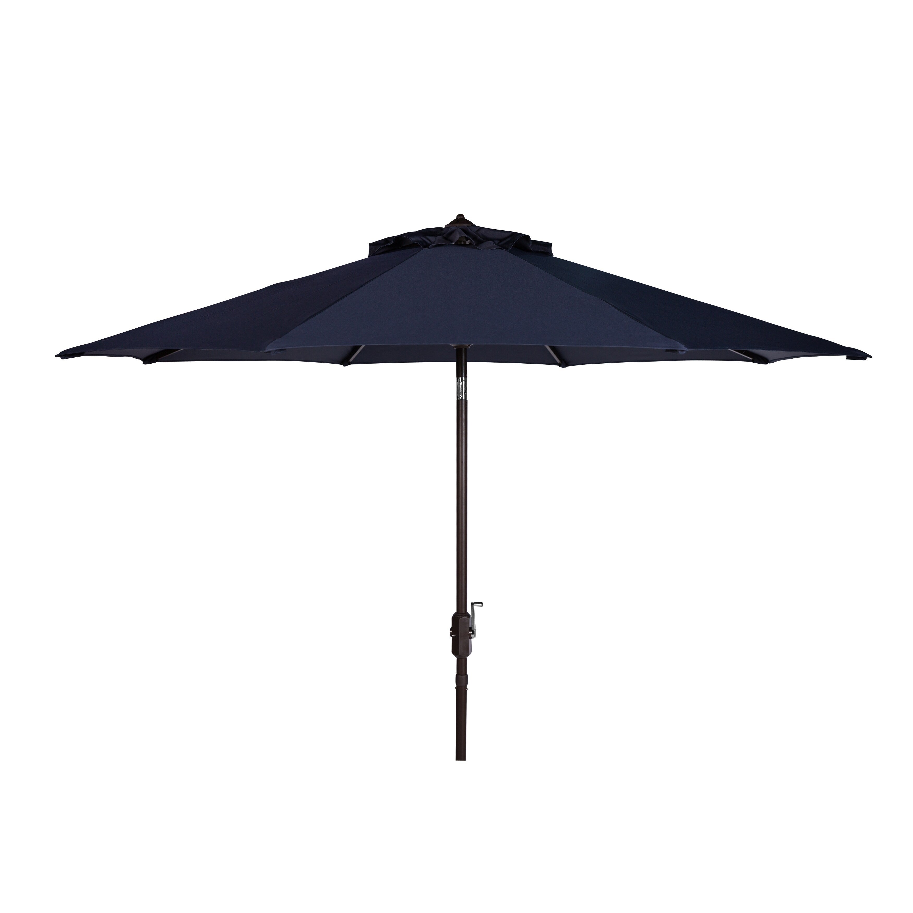 Parasol de patio inclinable et à manivelle en aluminium SAFAVIEH Rieta de 9 pieds, base non incluse