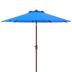 Parasol de patio inclinable et à manivelle en aluminium SAFAVIEH Rieta de 9 pieds, base non incluse