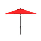 Parasol de patio inclinable et à manivelle en aluminium SAFAVIEH Rieta de 9 pieds, base non incluse