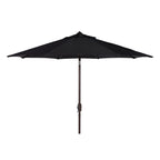 Parasol de patio inclinable et à manivelle en aluminium SAFAVIEH Rieta de 9 pieds, base non incluse