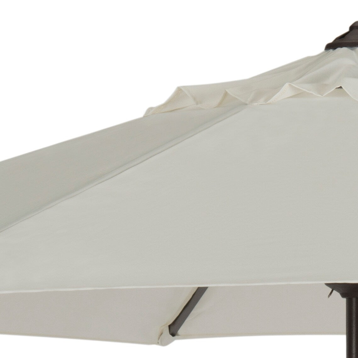 Parasol de patio inclinable et à manivelle en aluminium SAFAVIEH Rieta de 9 pieds, base non incluse