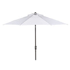 Parasol de patio inclinable et à manivelle en aluminium SAFAVIEH Rieta de 9 pieds, base non incluse