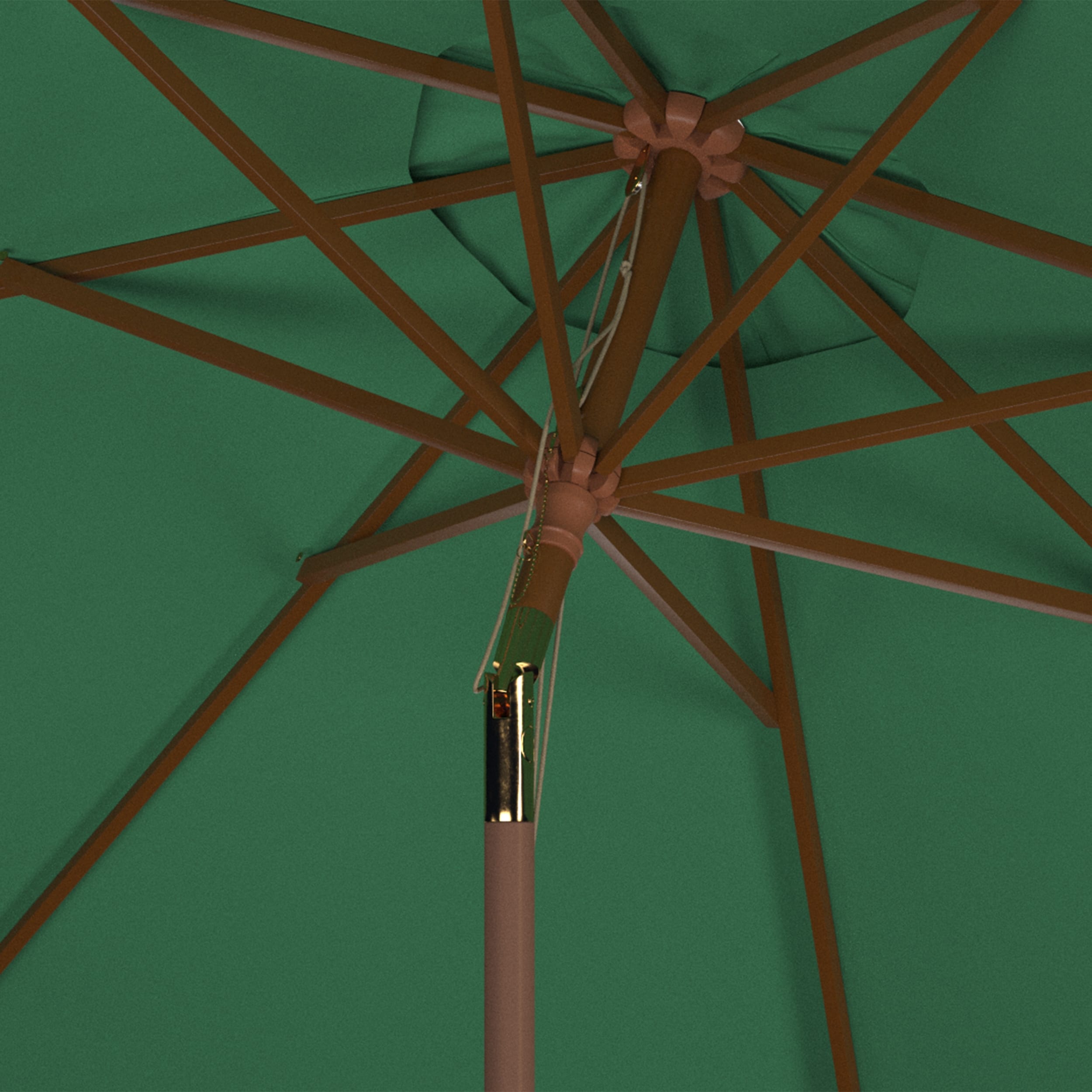 Parasol d'extérieur en bois SAFAVIEH Zlatana de 2,7 m