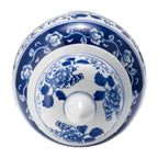 Pot Temple éclectique à motifs Sagebrook Home avec couvercle