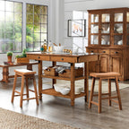 Tabourets de bar sans dossier Salvador II (lot de 2) par iNSPIRE Q Classic