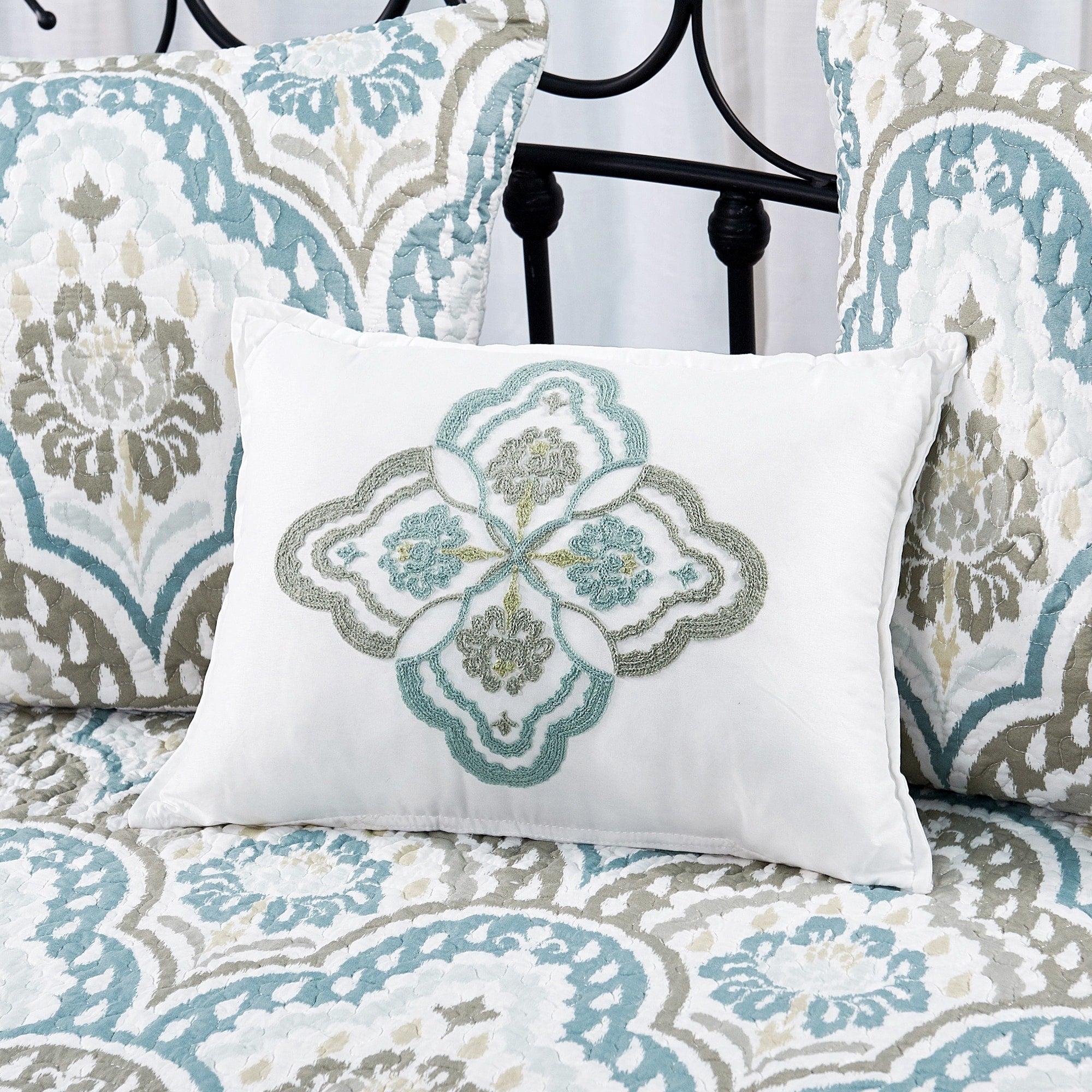 Serenta Ensemble couvre-lit 6 pièces en coton mélangé - 75 x 39