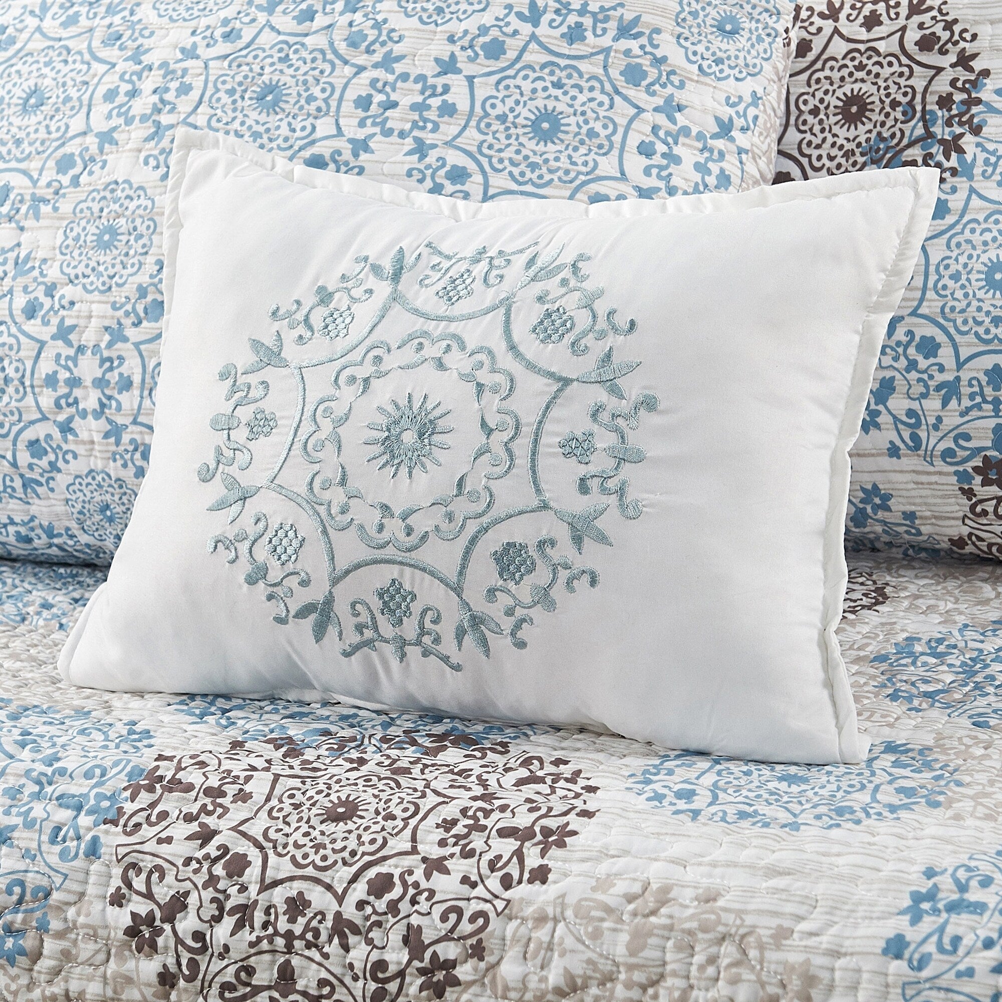 Serenta Ensemble couvre-lit 6 pièces en coton mélangé - 75 x 39