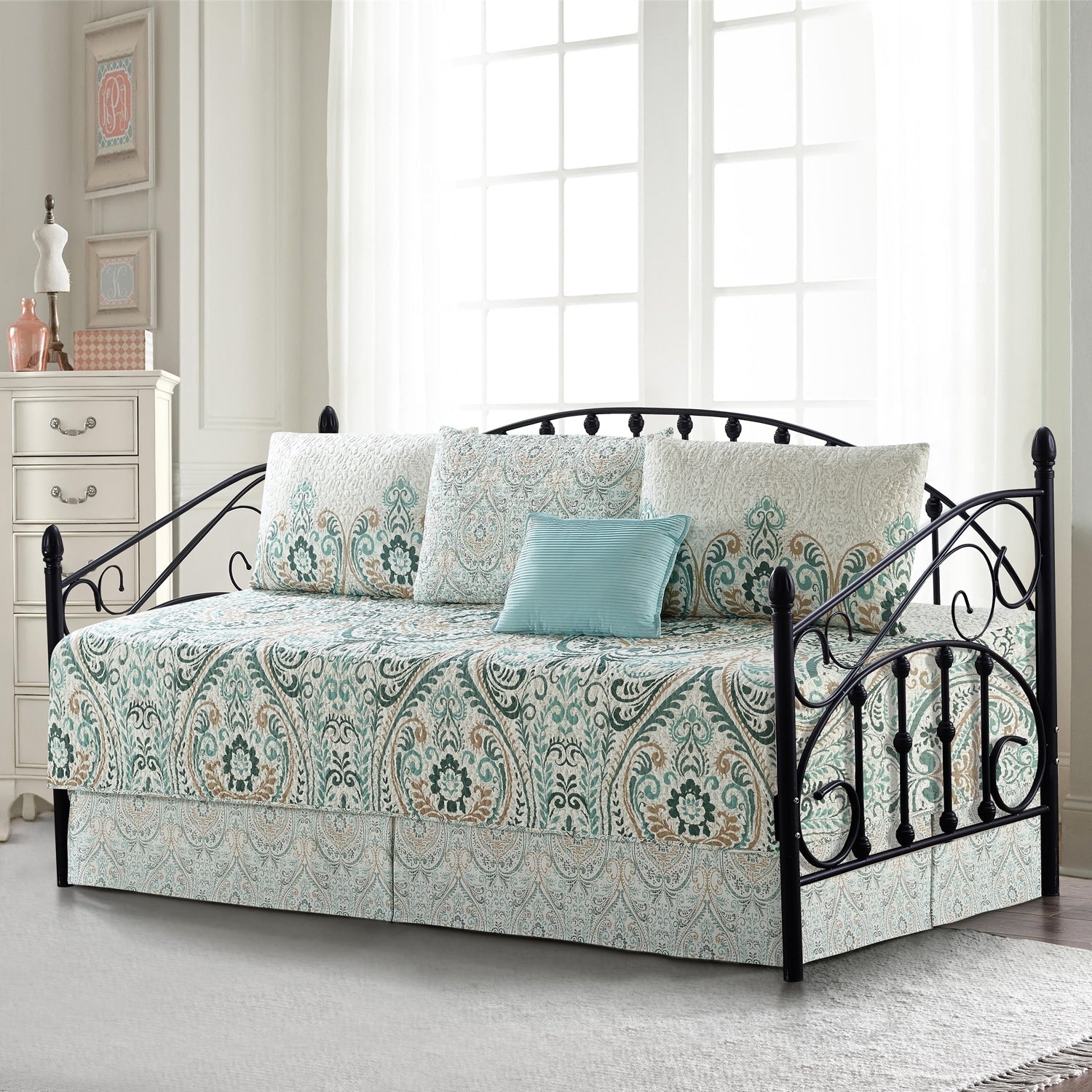 Serenta Ensemble couvre-lit 6 pièces en coton mélangé - 75 x 39