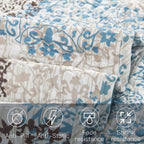 Serenta Ensemble couvre-lit 6 pièces en coton mélangé - 75 x 39