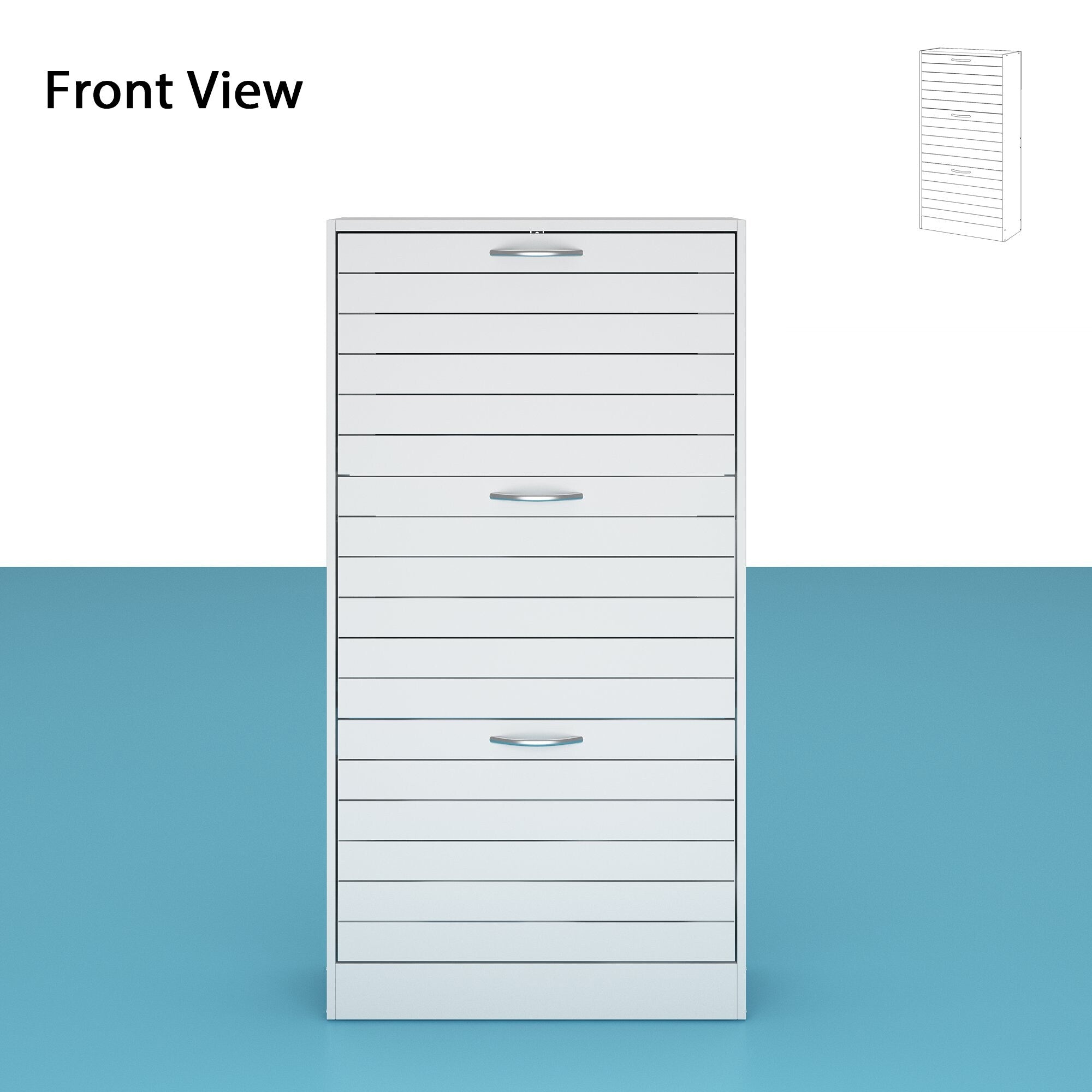 Meuble de rangement à chaussures Meuble de rangement à chaussures moderne pour couloir d'entrée