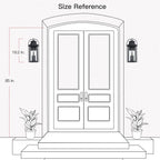 Applique murale d'extérieur Brits Black