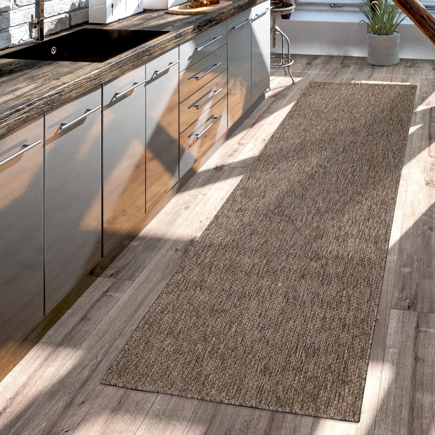 Tapis d'extérieur imperméable et varié pour patio