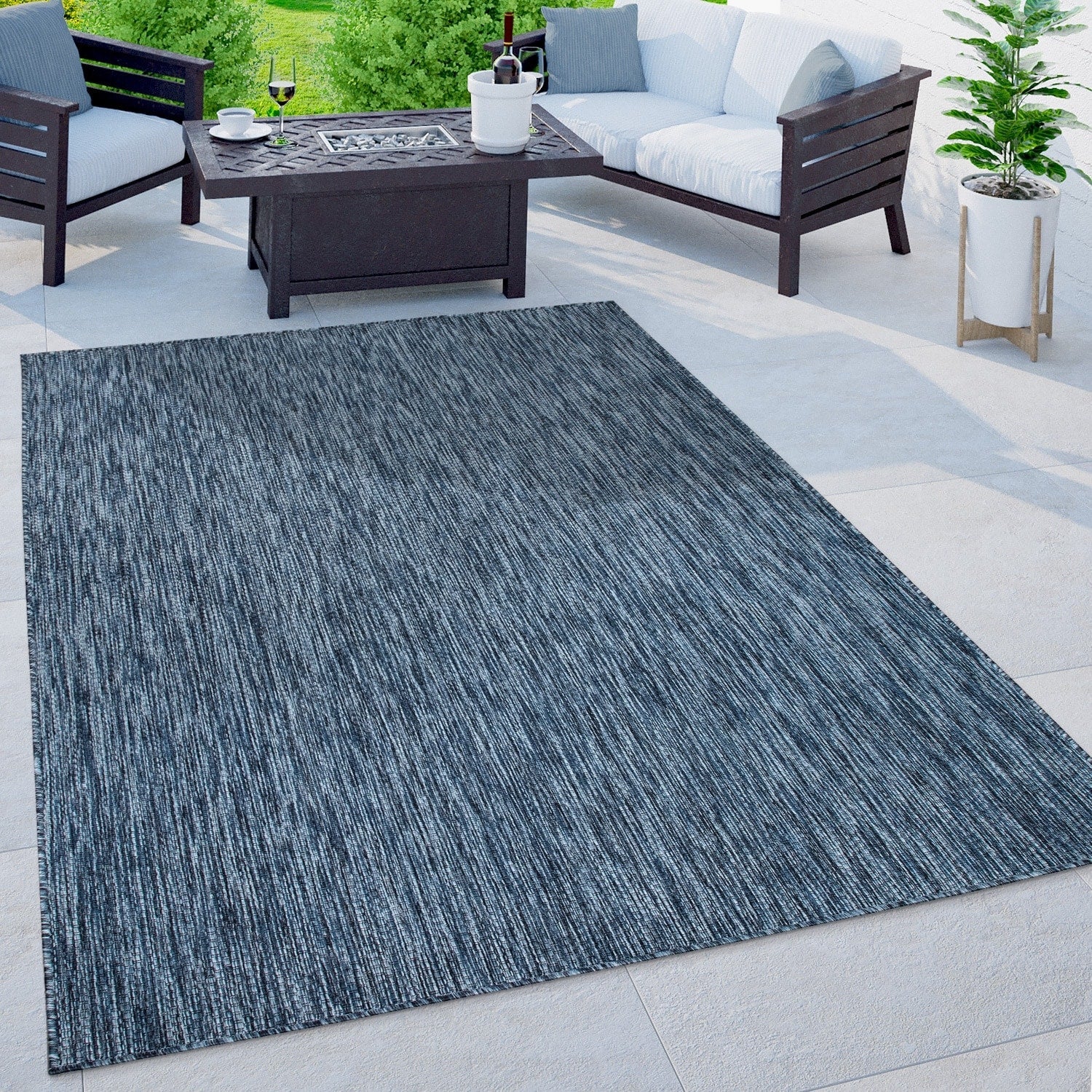 Tapis d'extérieur imperméable et varié pour patio