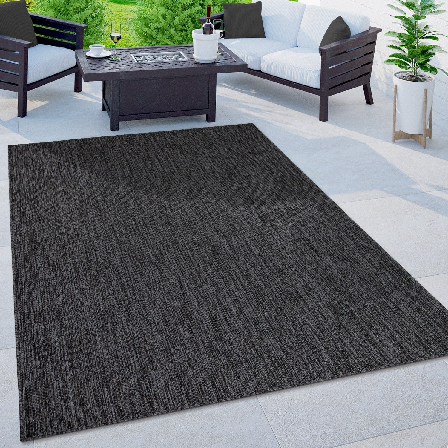 Tapis d'extérieur imperméable et varié pour patio