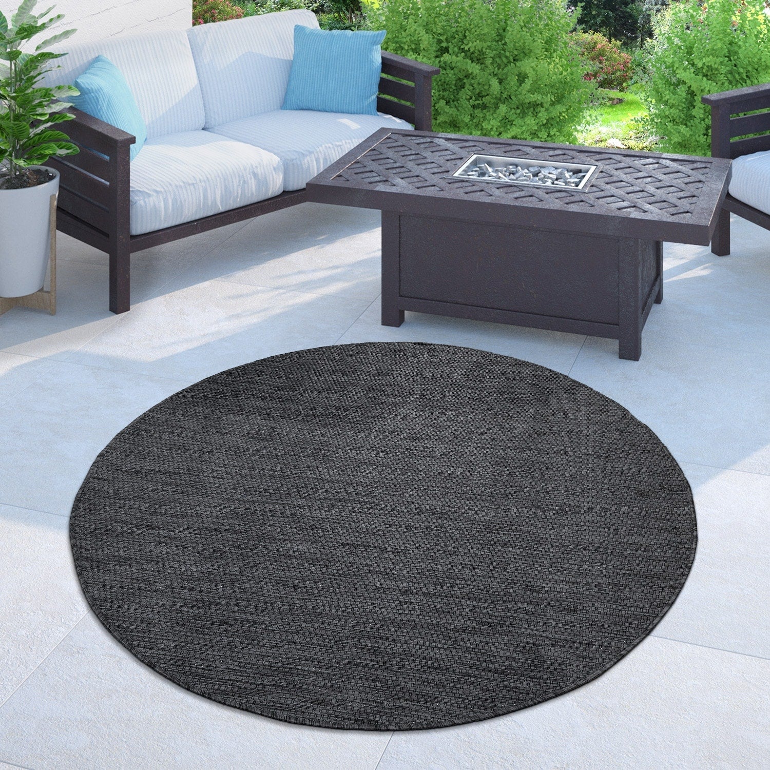 Tapis d'extérieur imperméable et varié pour patio