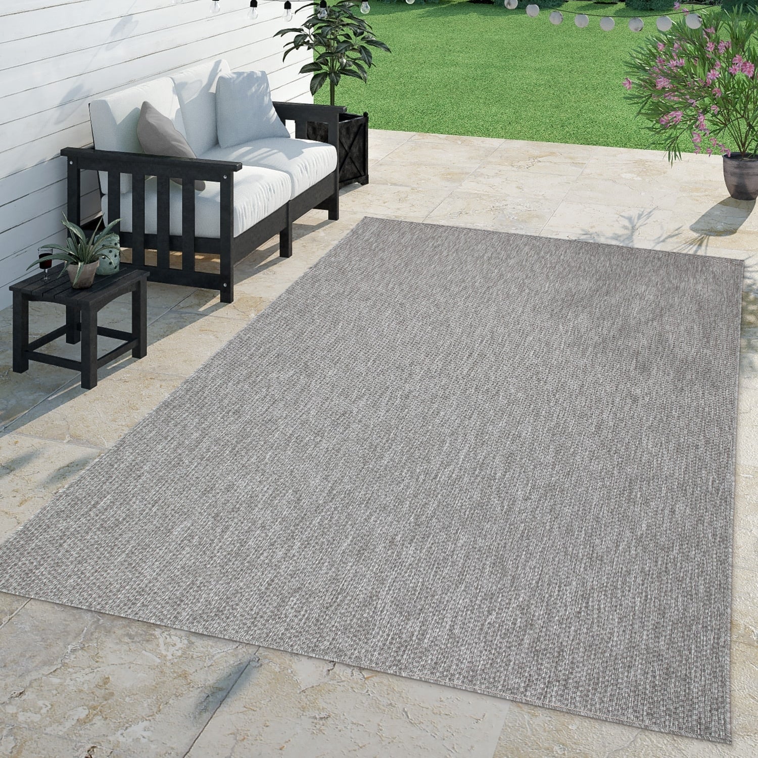 Tapis d'extérieur imperméable et varié pour patio