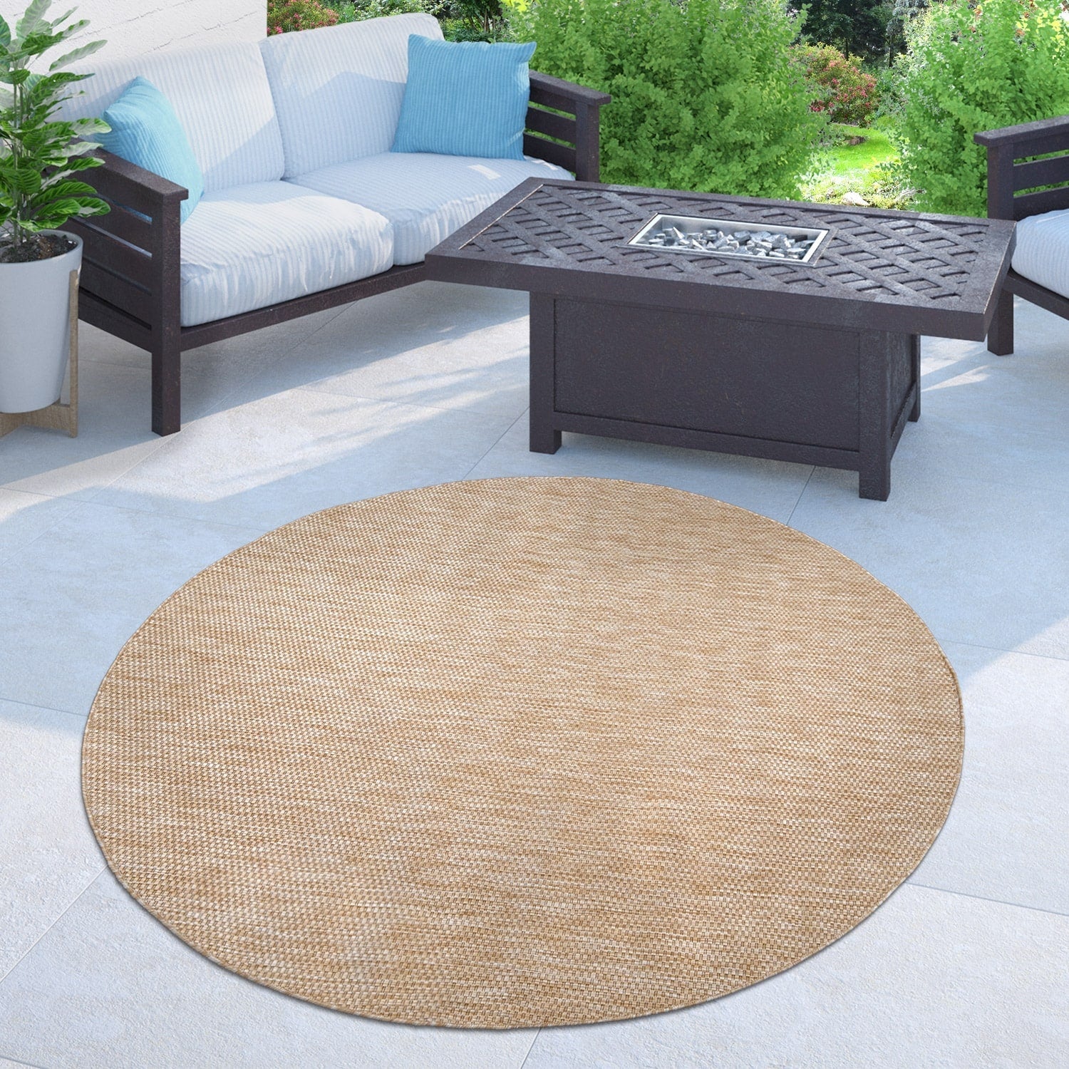 Tapis d'extérieur imperméable et varié pour patio
