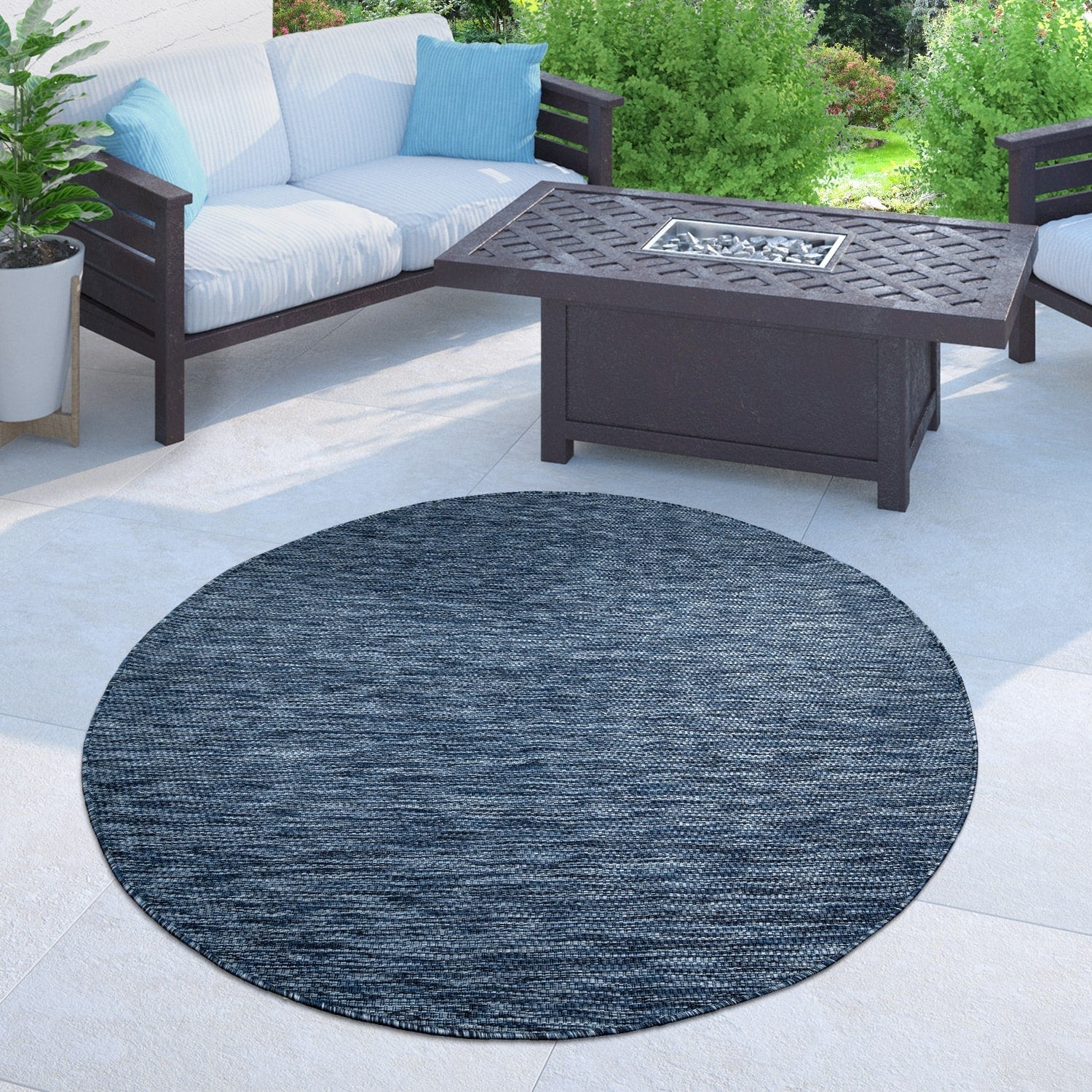 Tapis d'extérieur imperméable et varié pour patio