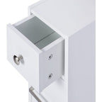 Meuble de rangement de salle de bain Spirich Home Slim, porte-papier toilette autoportant, meuble de salle de bain avec tiroir coulissant