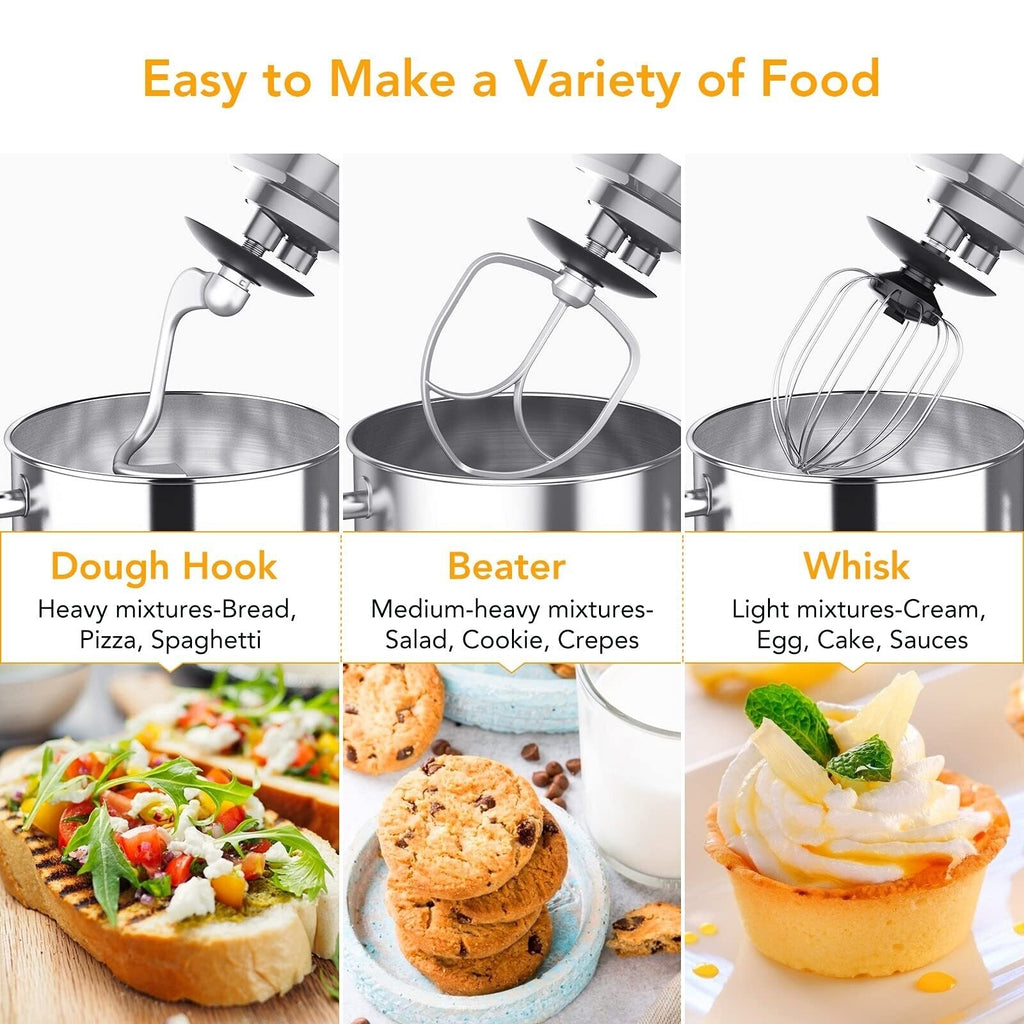 Batteur sur socle - Capacité de 7,5 pintes, 10 vitesses, moteur de 660 W