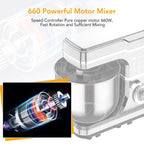 Batteur sur socle - Capacité de 7,5 pintes, 10 vitesses, moteur de 660 W