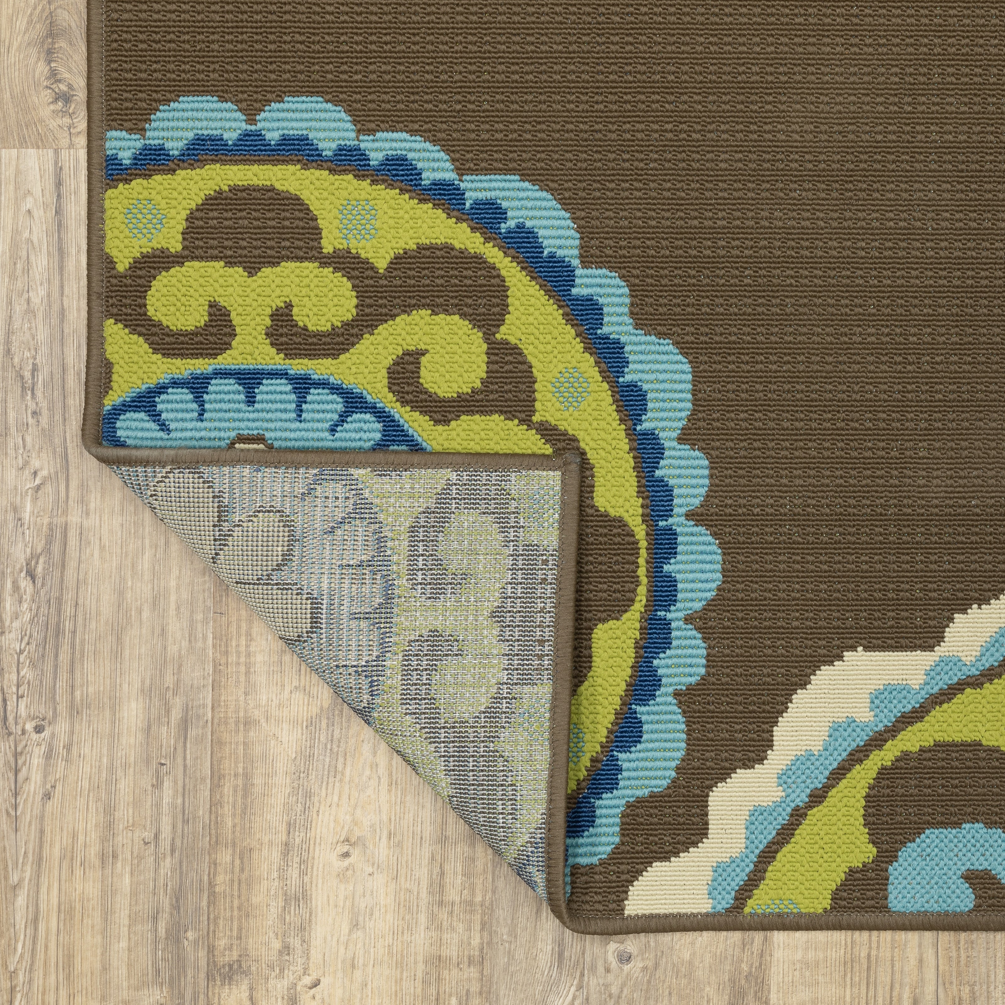 Tapis d'intérieur/extérieur à médaillons floraux Vista Home Catalina--