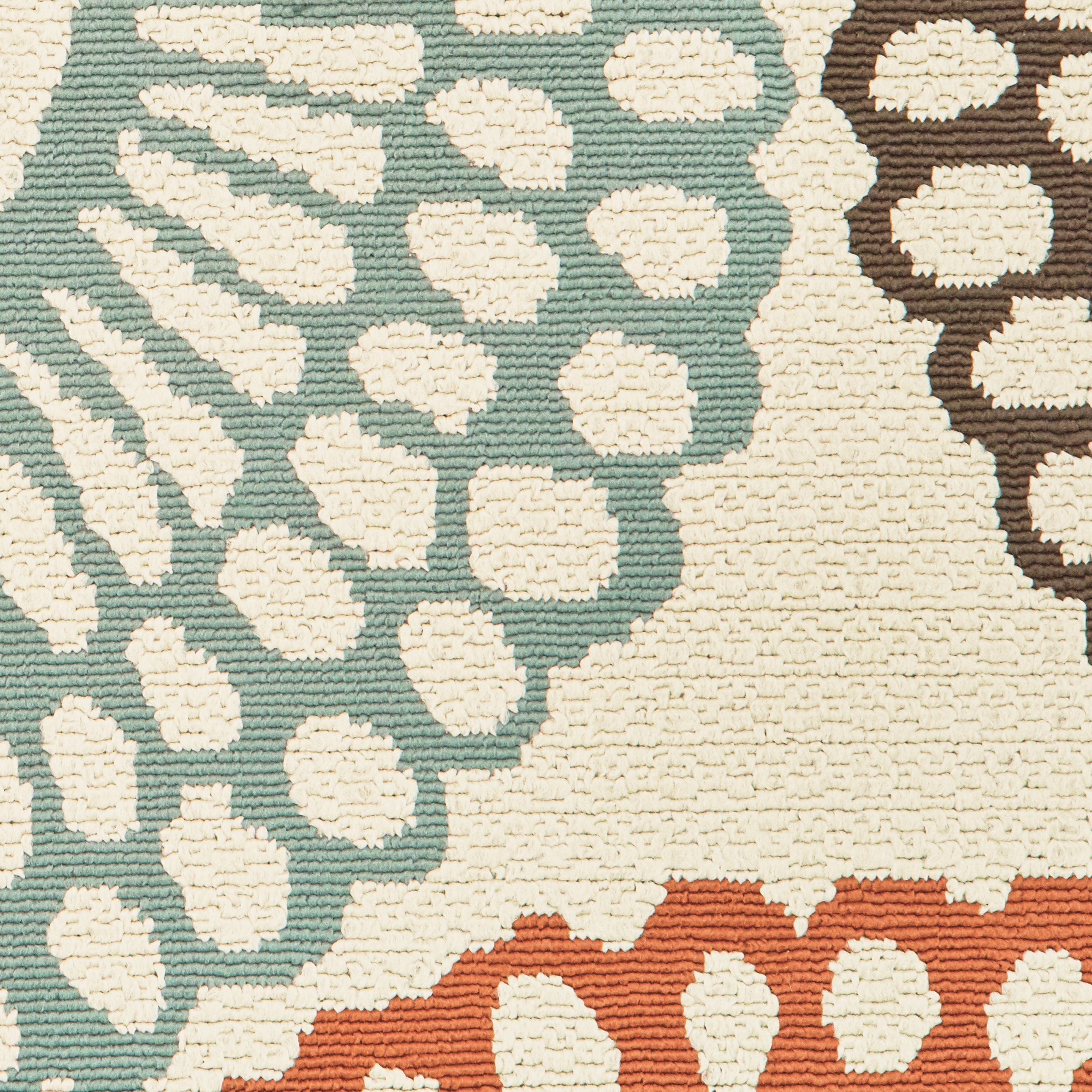 Tapis d'intérieur et d'extérieur multicolore Vista Home Malta Medallions