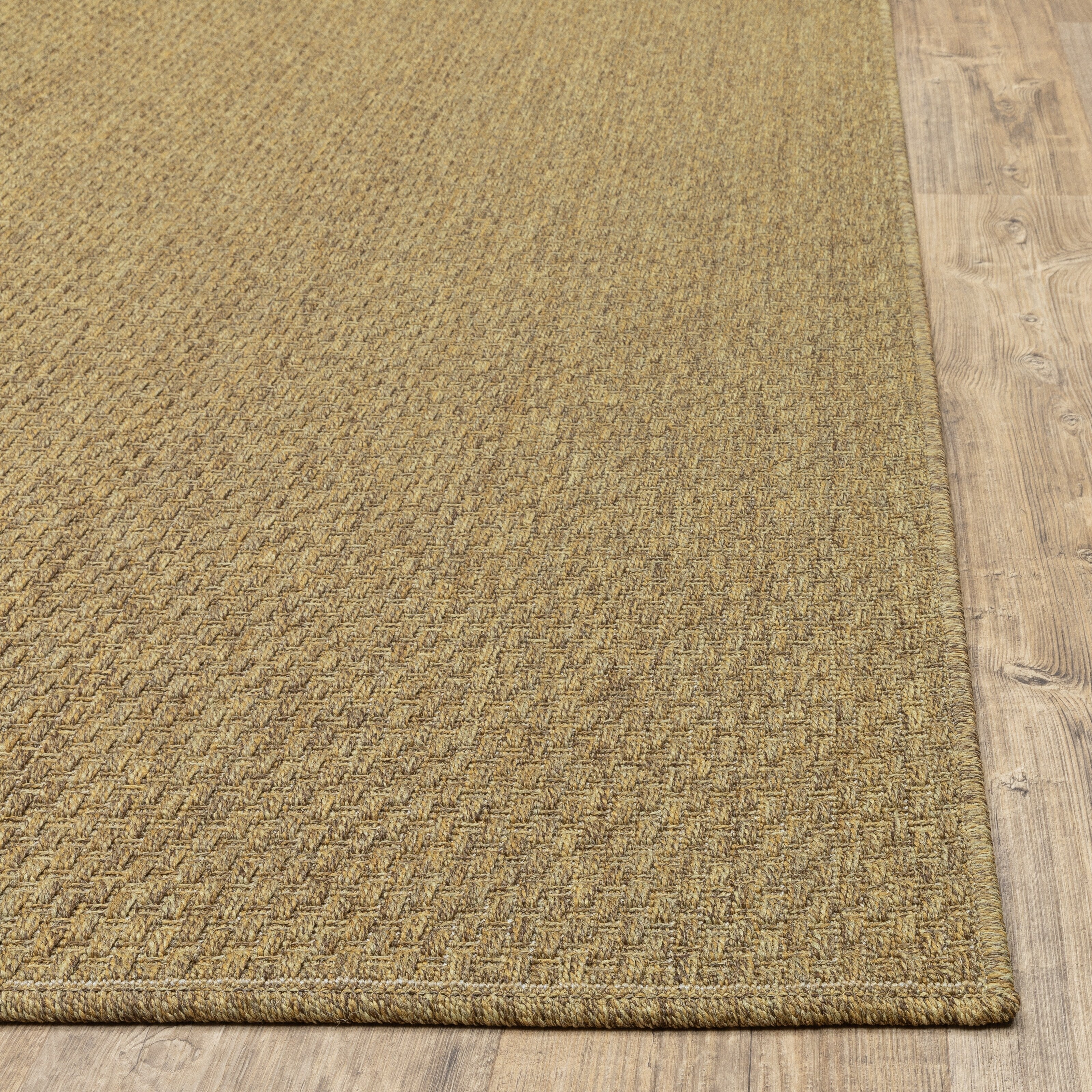 Tapis d'intérieur et d'extérieur tissé ton sur ton Veranda de Style Haven