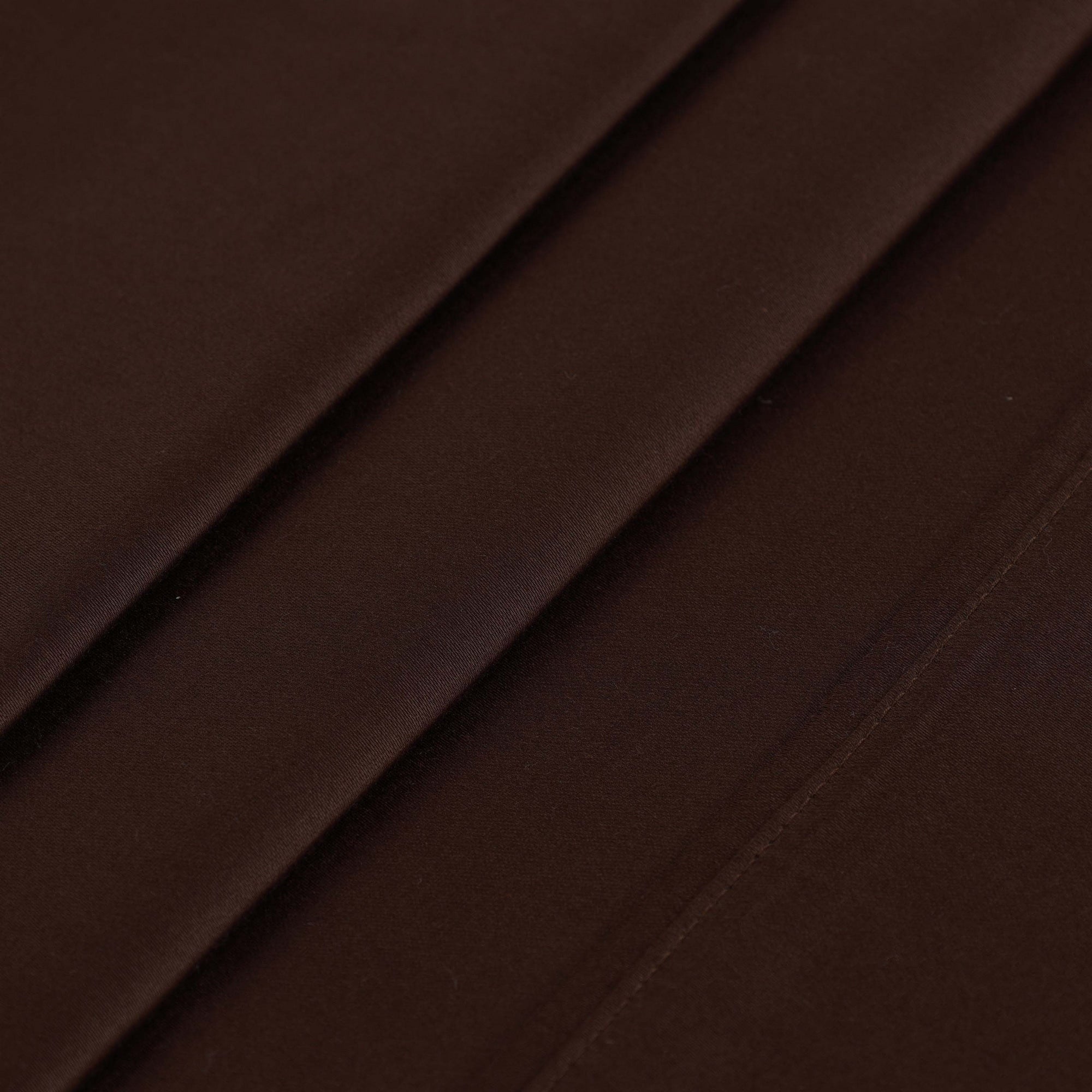 Parure de lit en coton égyptien de qualité supérieure, 400 fils au pouce carré, avec poche profonde et couleur unie