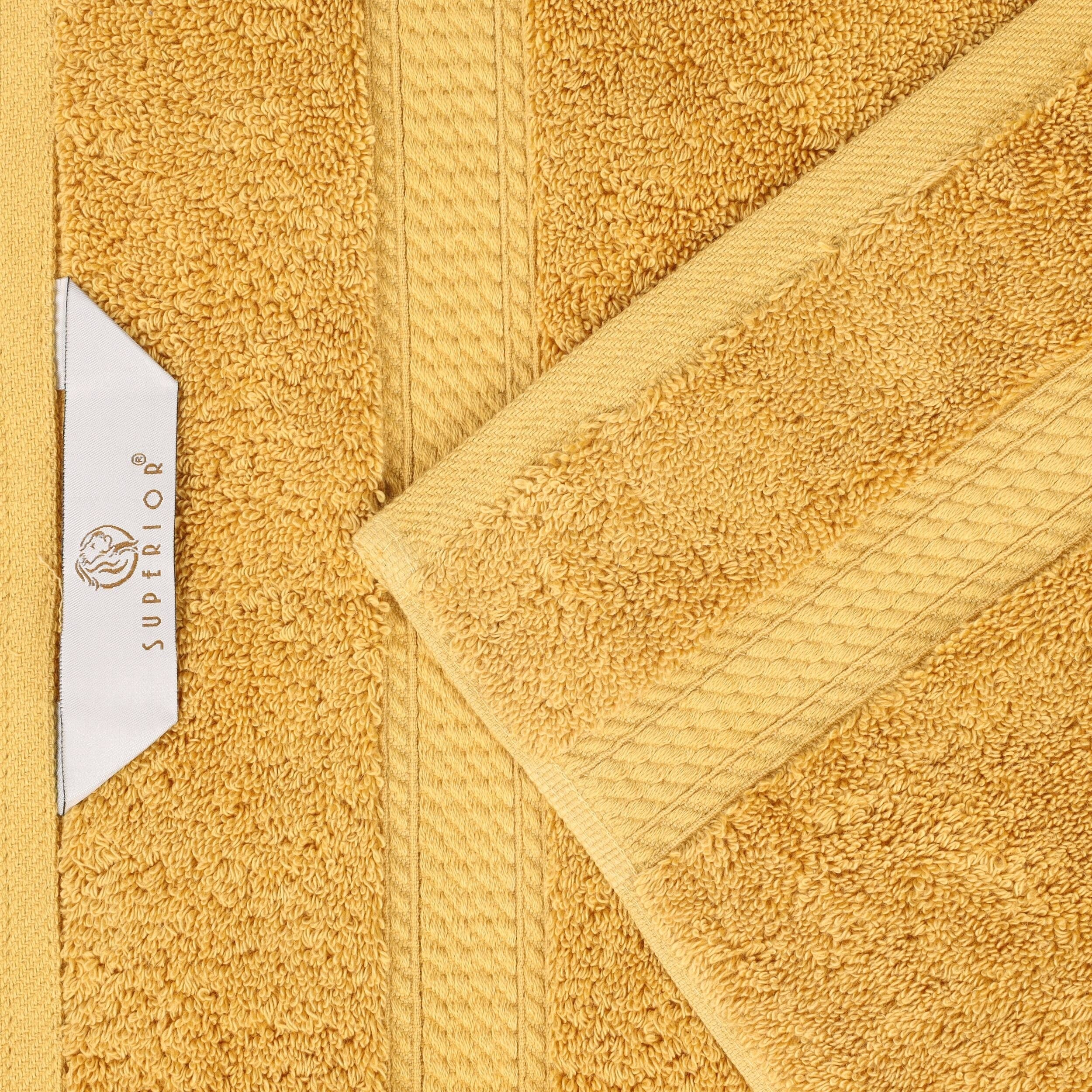 Ensemble de 10 serviettes épaisses en coton égyptien de qualité supérieure